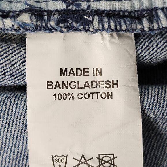 OLGYN Jeans Womens 12 Blue Faded High Rise Skinny Ankle Cotton Denim Casual - Picture 4 of 9